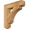Ekena Millwork Imperial Craftsman Rough Sawn Bracket, Western Red Cedar, 4"W x 20"D x 20"H BKT04X20X20IMP04RWR - alternate 1